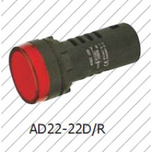 Vermelho 22mm / 16mm luz indicadora, lâmpada de sinal vermelho, greem, azul, branco, amarelo